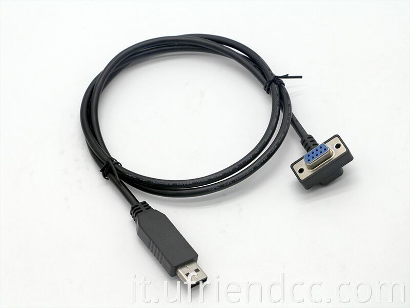 Vince ad alta compatibile 10 dB 9pin femmina rs232 a flash USB PLC Programmazione RS232 su cavo USB per scanner per macchine POS TV